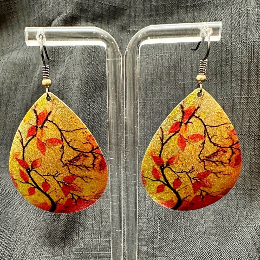 18k gold plated, nickel free earrings.